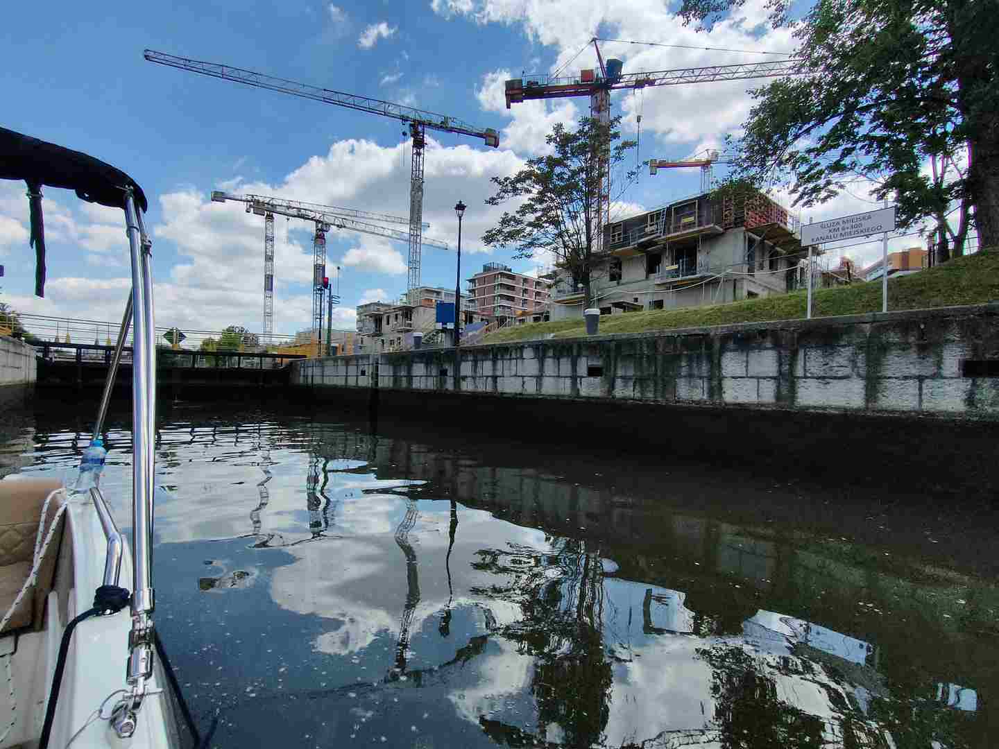 Odra z lodzi widoki 2025