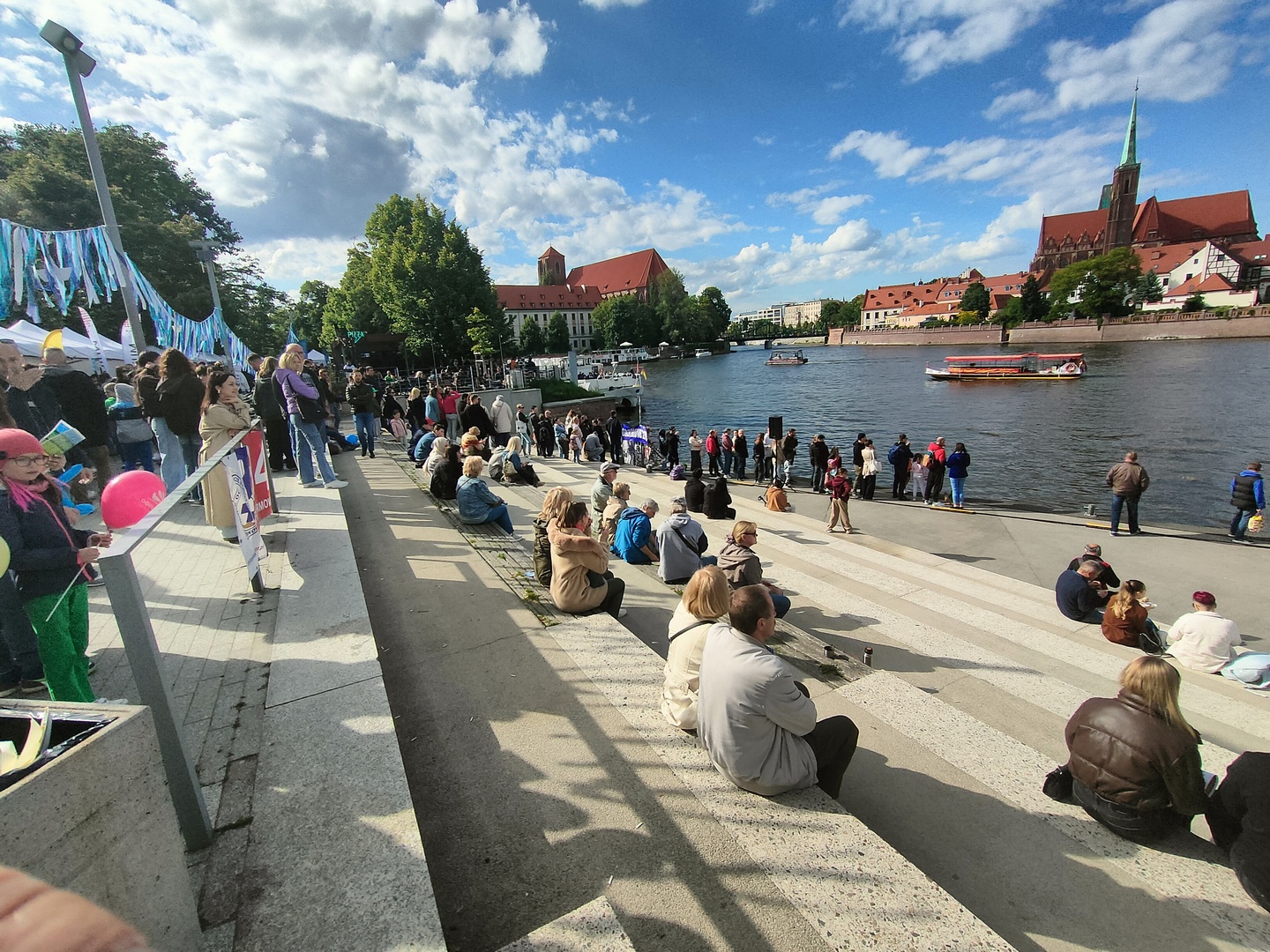 Panorama Parady Statków Wrocław Dni Odry